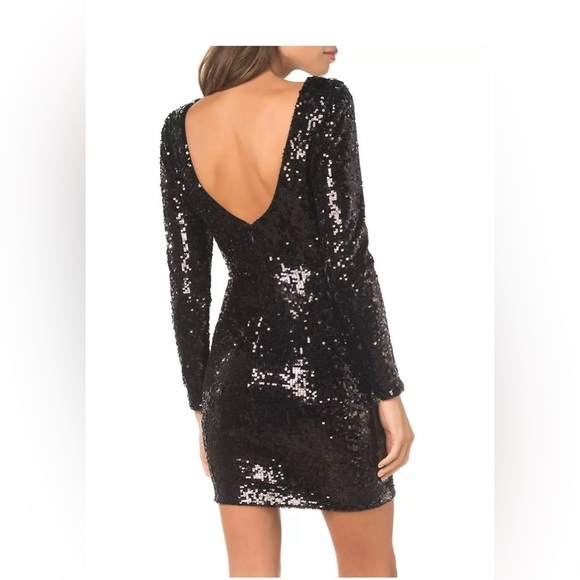 Dress The Population Sequin Dress Womens - Picture 3 of 6
